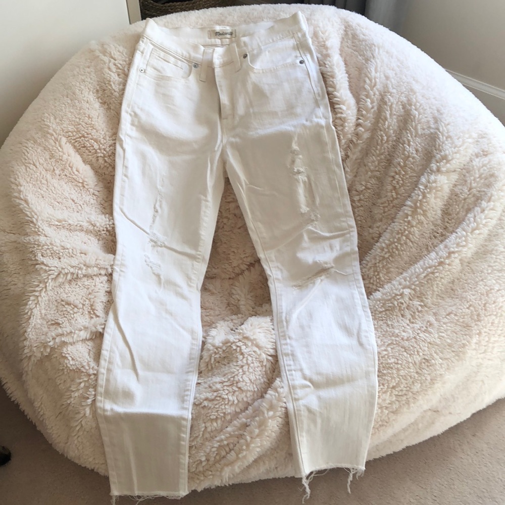 Madewell white jeans size 27